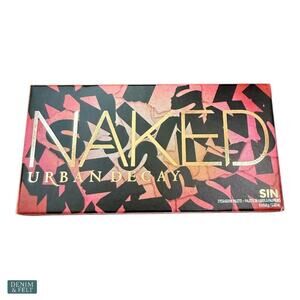 Urban Decay Naked Mini Eyeshadow Palette Sin 6 Shades Vegan Travel Compact NEW